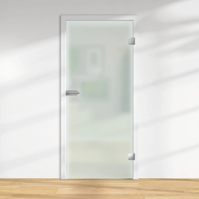Skyscope Glasdrehtür VSG Floatglas Grünweiß, DIN LI/RE, H x B x T: 197,2 x 83,4 x 0,8 cm - Bild 1