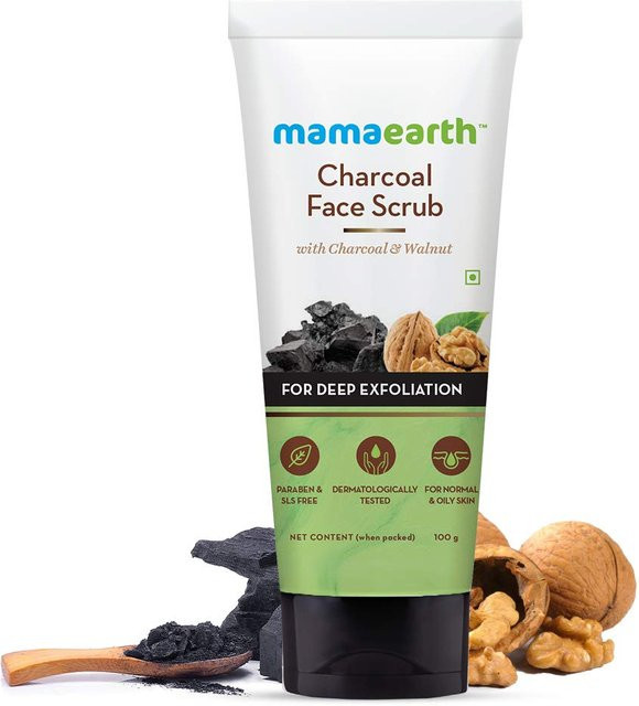 Mamaearth Kohle Peeling, Aktivkohle, Fettige & normale Haut, 100g - Bild 1
