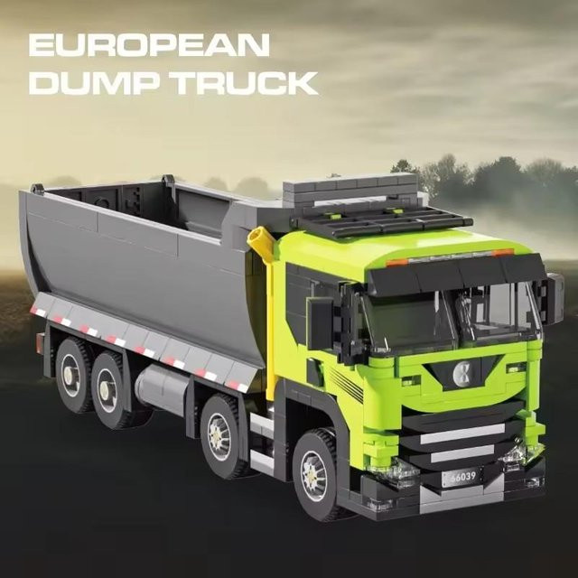 Schwerer Muldenkipper, Bausteine, 614 Teile - Bild 1