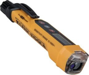 Klein Tools NCVT-6 Berührungsloser Spannungsprüfer CAT IV 1000V mit LCD-Anzeige in Gelb - Bild 1