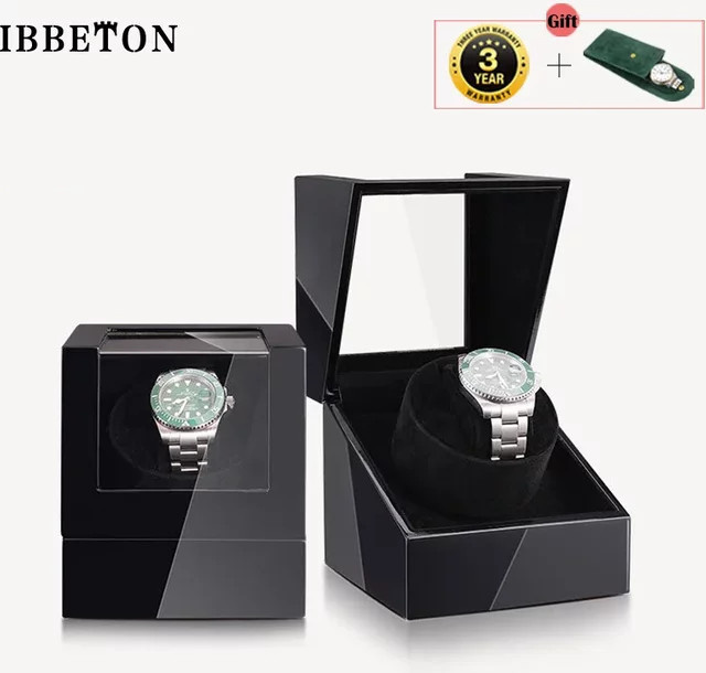 IBBETON Uhrenbox, Automatischer Uhrenwickler, Edelstahl, Unisex - Bild 1