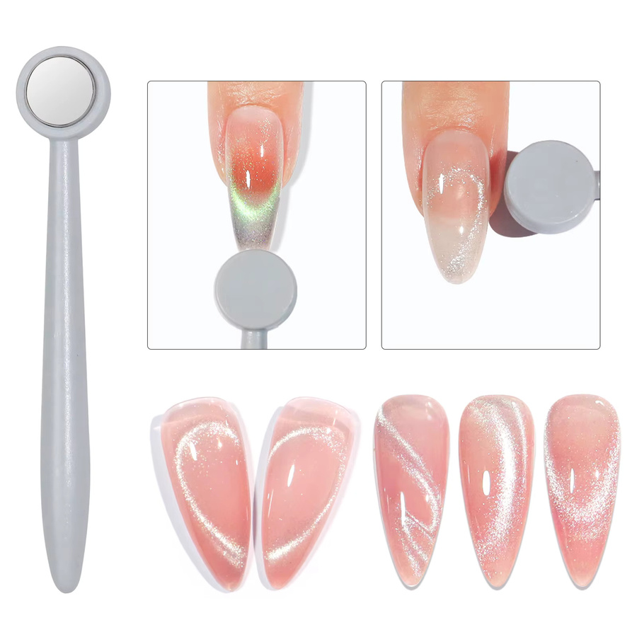 Misscheering Cat-Eye Nagel-Magnet-Set, 14-teilig, schimmernd - Bild 2