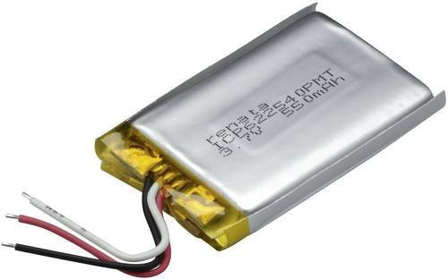 Renata ICP622540PMT Spezial-Akku LiPo Prismatisch 3,7V 600 mAh Silber - Bild 1