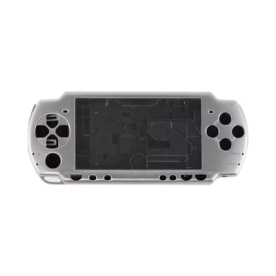 APWIKOGER Ersatzgehäuse-Set für PSP2000 Spielkonsole in Transparent mit Tasten-Kit im Retro-Design - Bild 2