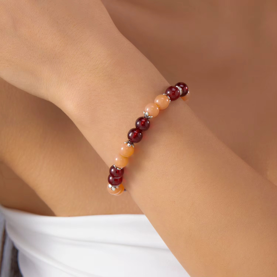 RINHOO FRIENDSHIP Armband, Kristall, Perle, Bunt, Unisex - Bild 2