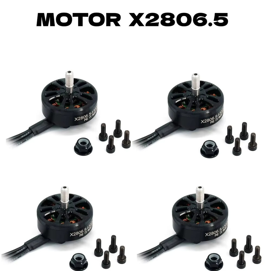 DLWEIMEI Bürstenloser Motor, 1/4 Stück, kompatibel mit 6-7 Zoll Propeller, für RC FPV Racing Drohne - Bild 3