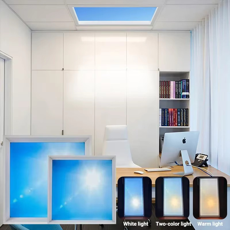TAONUANSHU Minimalistische LED Smart Sky Pendelleuchte in Weiß mit hohem Farbwiedergabeindex und Naturlicht für dein Schlafzimmer - Bild 2