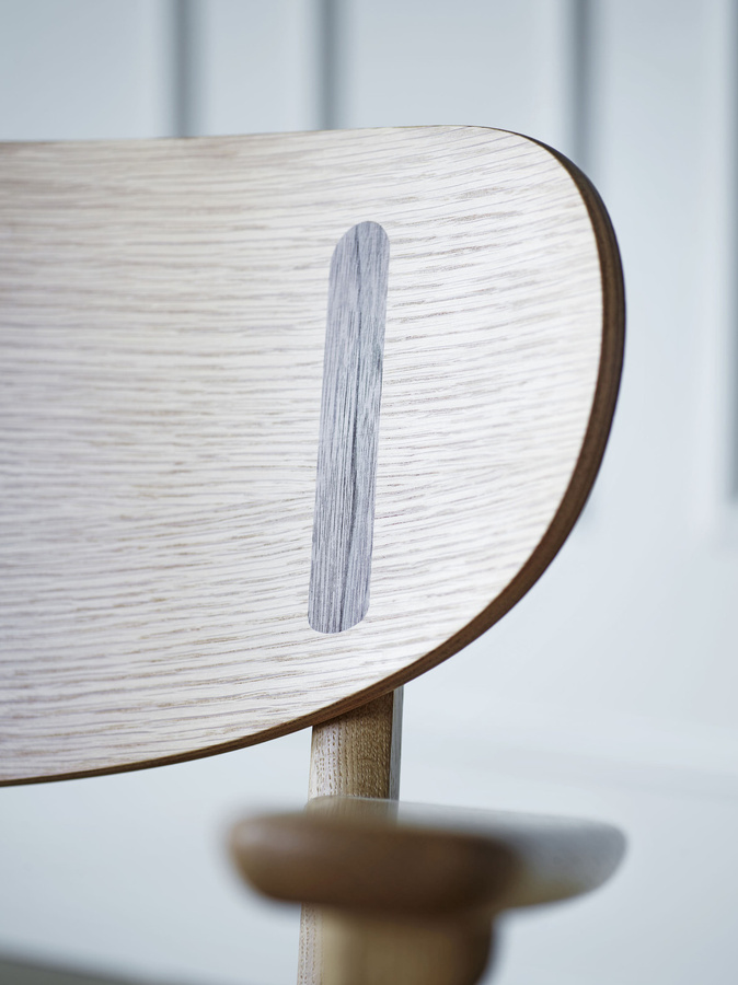 Carl Hansen & Søn CH26 Stuhl mit Stoffbezug in Braun - Bild 2