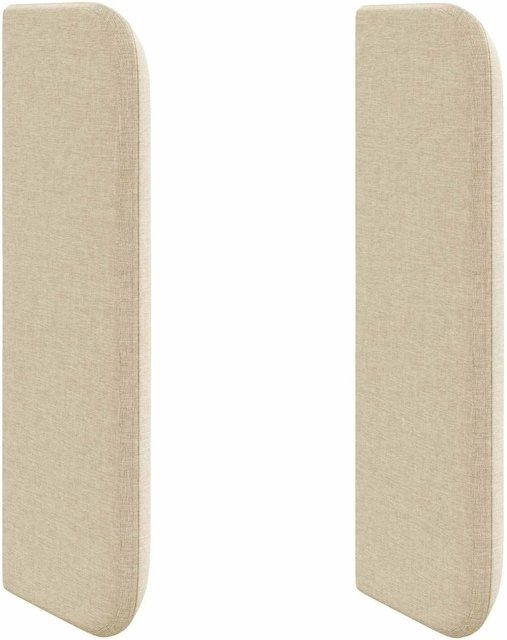 vidaXL Kopfteil in Beige aus Stoff und Holzwerkstoff, B/H/T: 40,5 x 40,5 x 4 cm - Bild 1