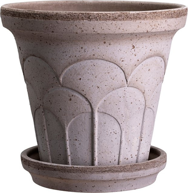 Bergs Potter Blumentopf The Fleur Raw Pot grau Ø 18 cm - Bild 1
