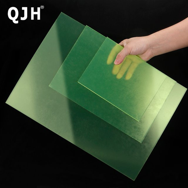 QJH Bastelmatte aus Gummi in Grün für Lederhandwerk und Stanzarbeiten - Bild 1