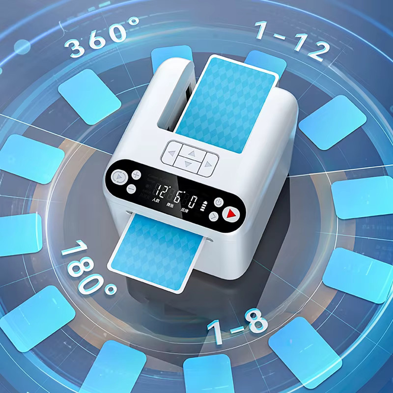 Dreamburgh Automatischer Kartenhändler, OLED-Display, Weiß und Schwarz - Bild 4