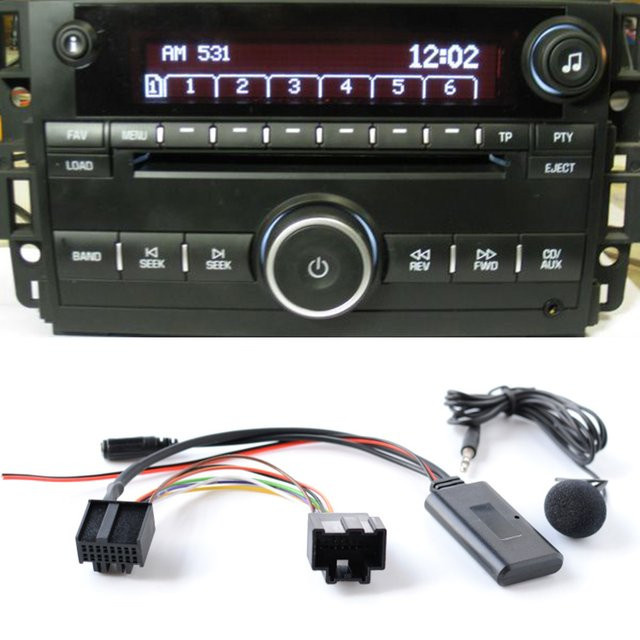 Bluetooth 5.0 Audio Empfänger Adapter mit 3,5 mm Klinke für Saab 9-3 und 9-5 in Schwarz - Bild 1