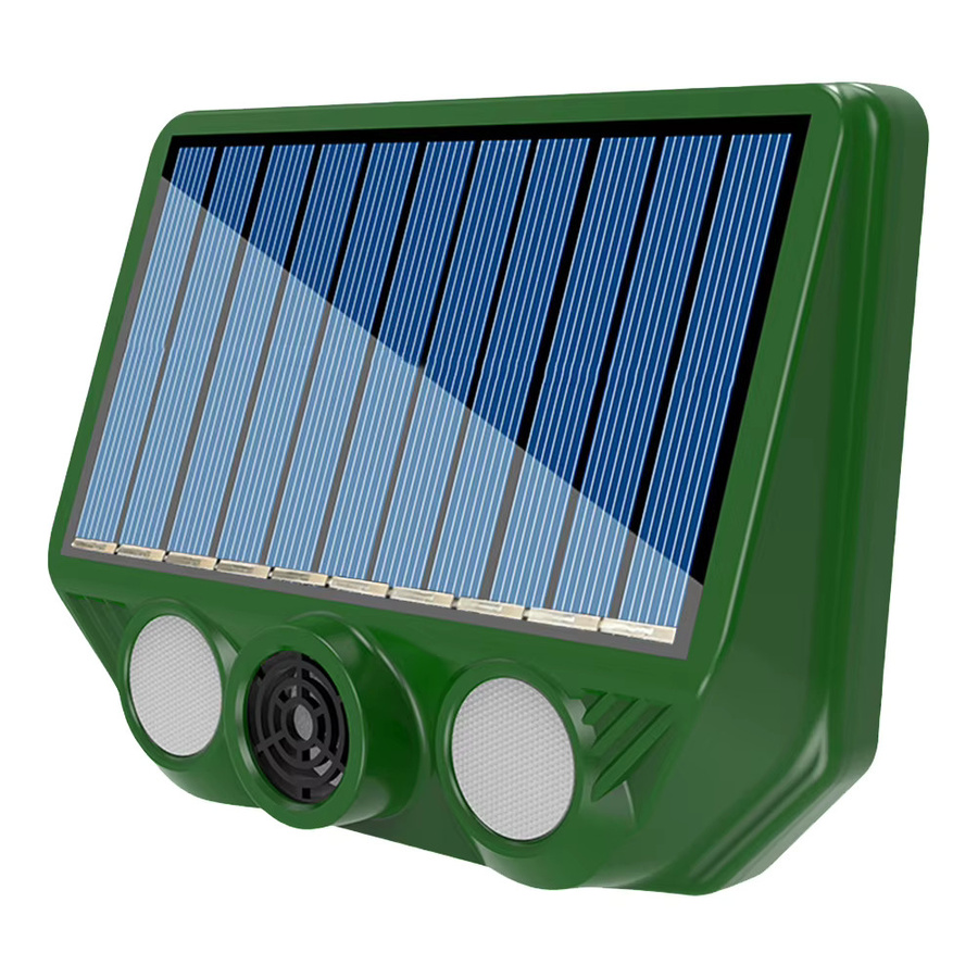 Solar-Tierabwehrgerät IP66 wasserdicht mit 500 mAh Akku in Grün für den Garten und Rasen - Bild 4