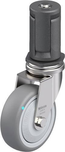 Blickle Edelstahl-Apparate-Lenkrolle LRXA-TPA 75KFD-EXR05 in Silber, Rad-Durchmesser: 75 mm, Tragfähigkeit: 75 kg - Bild 1