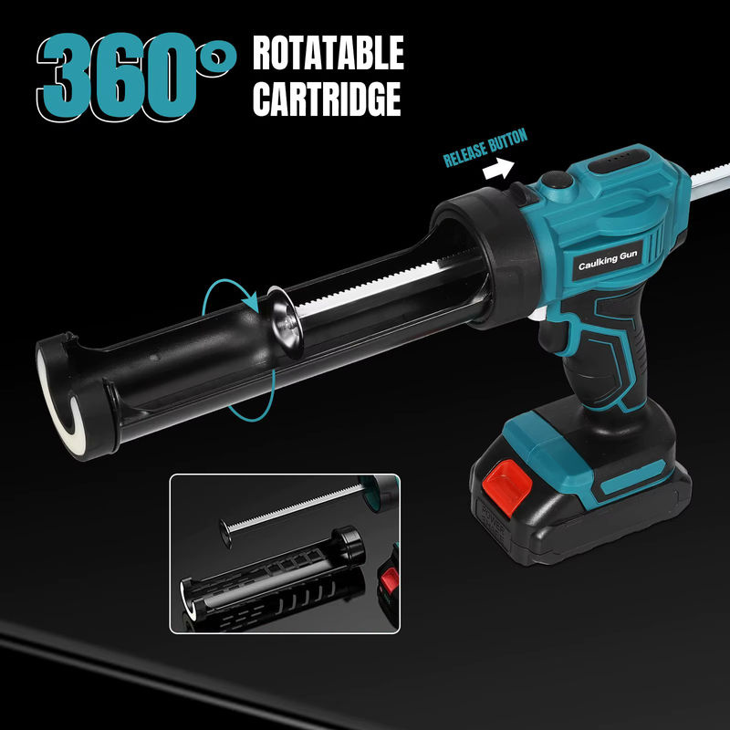 Elektrisches Klebepistol-Set für Makita 18V Akku mit 4 Geschwindigkeiten in Rot - Bild 4