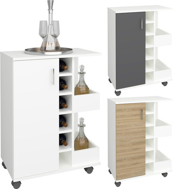 VCM Küchenwagen Esilo M Rollbarer Servierwagen mit Rollen H x B x T: 85 x 63 x 40 cm - Bild 1