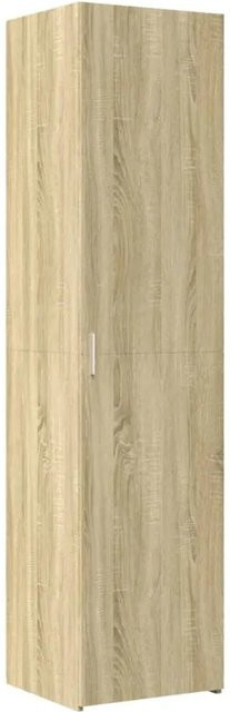 vidaXL Highboard Sonoma-Eiche in Beige aus Holzwerkstoff, B/T/H: 50 x 42,5 x 185 cm - Bild 1