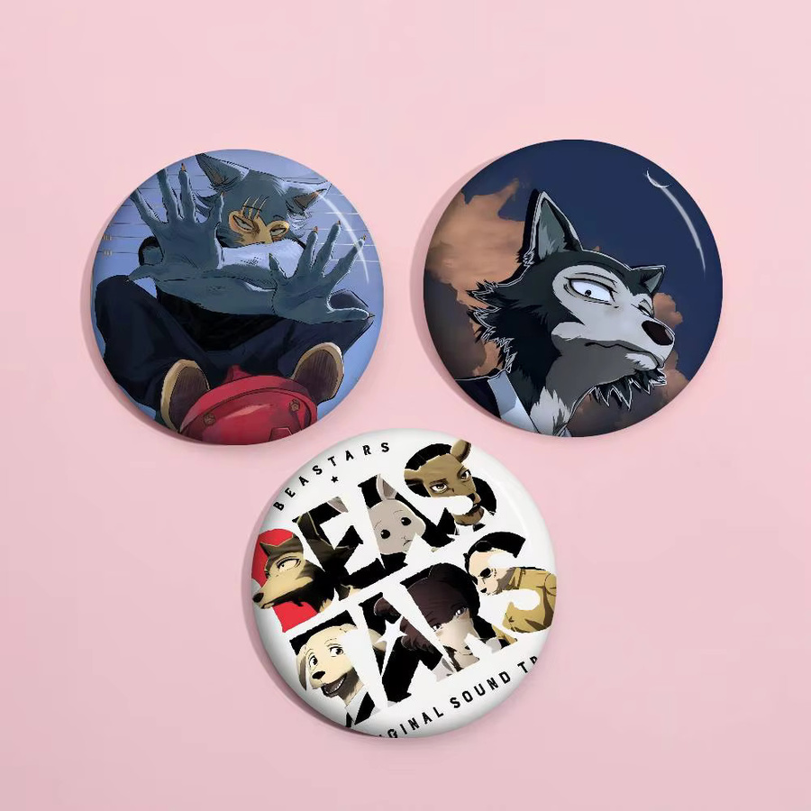 Bilibili Anstecknadel Cartoon Beastars, Bunt - Bild 2
