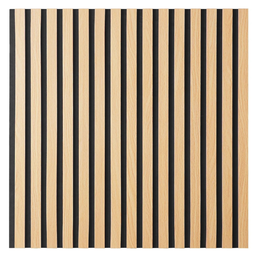Homestyle4u Akustikpaneel aus Holz und Filz in Naturfarben und Braun, B/H: 60 x 60 cm - Bild 2