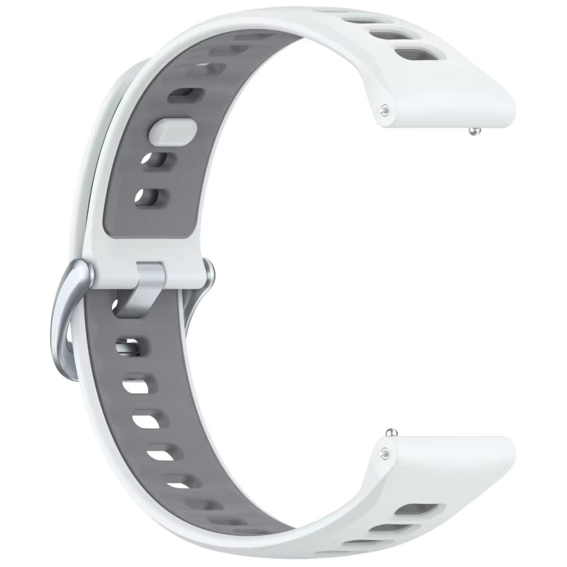 Amazfit Silikon-Sportarmband, Weiß, Grau - Bild 3
