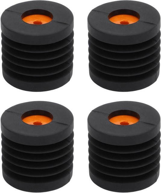 4er-Set KONNWEI Anti-Vibrationsfüße für 3D-Drucker, dämpfende Gummifußmatte in Schwarz, passend für Bambu X1, X1C und Ender 3 - Bild 1
