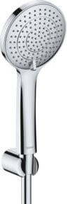 Duravit Brausehalterset MinusFlow mit Stabhandbrause, Schlauch und Wandhalterung in Chrom - Bild 1
