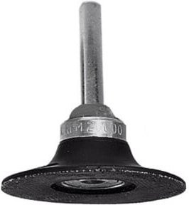 3M ROLOC Gummi-Schleifteller in Schwarz, Schaftdurchmesser: 6 mm, Außendurchmesser: 50 mm, Härtegrad: hart - Bild 1