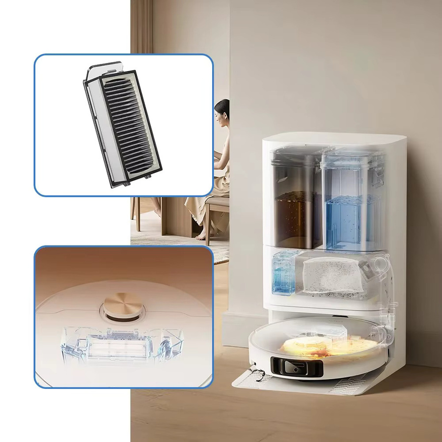 Dreame HEPA Filter Ersatzteile in Weiß für X50 Ultra, X50 Master, L50 Pro Ultra, X50 PRO, MOVA V50 Ultra und X40 Staubsauger - Bild 4