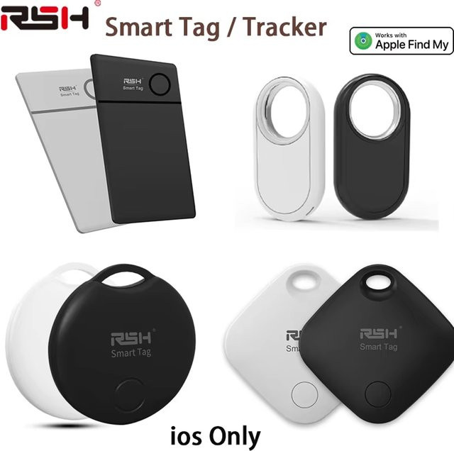 Apple Airtag Bluetooth-Tracker in Schwarz für die Find My App zur Gegenstandssuche für Schlüssel, Taschen und Gepäck - Bild 1