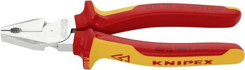 Knipex Kraft-Kombizange VDE isoliert rot 180 mm - Bild 1
