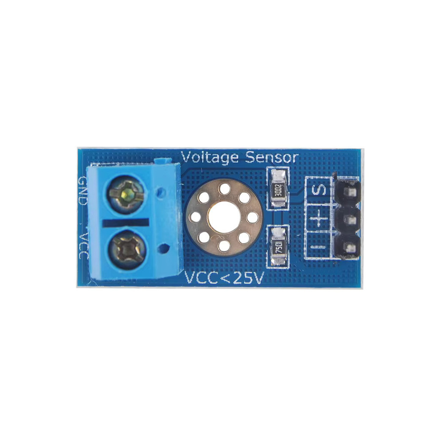 DIYmall Spannungserkennungssensormodul DC 0-25V Blau für Arduino - Bild 2