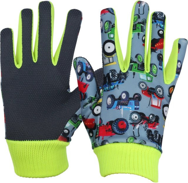 LUX-TOOLS Kinderhandschuh Traktor in Multicolour, Größe 5 - Bild 1