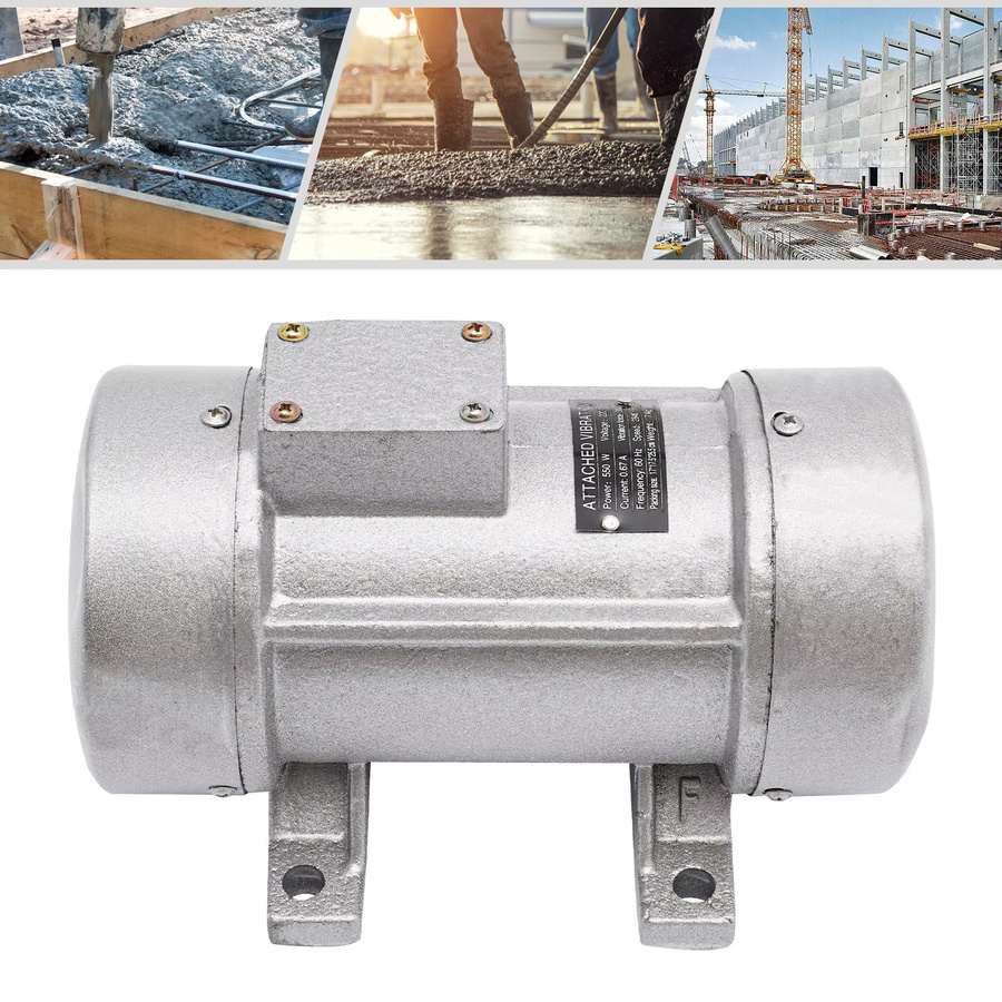 Elektrischer Betonrüttler 550 W mit 2840 U/min in Grau und Silber - Bild 2