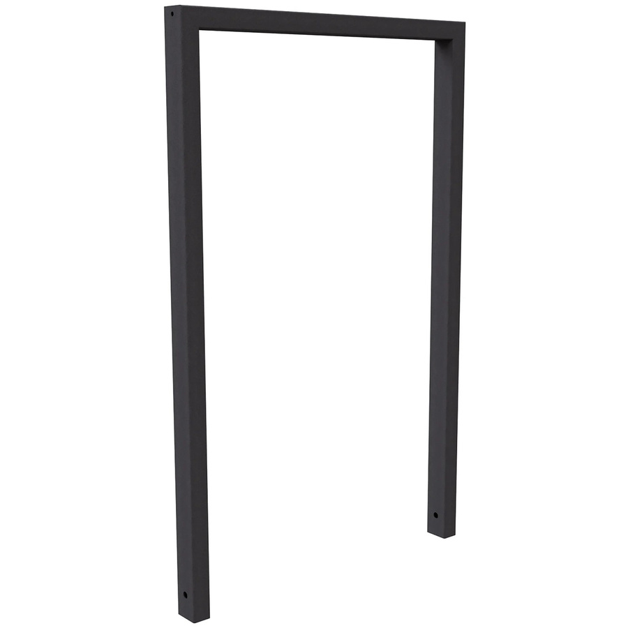 Schake Anlehnbügel ohne Querholm aus Stahl in Eisengrau, B: 120 cm, H: 75 cm - Bild 2