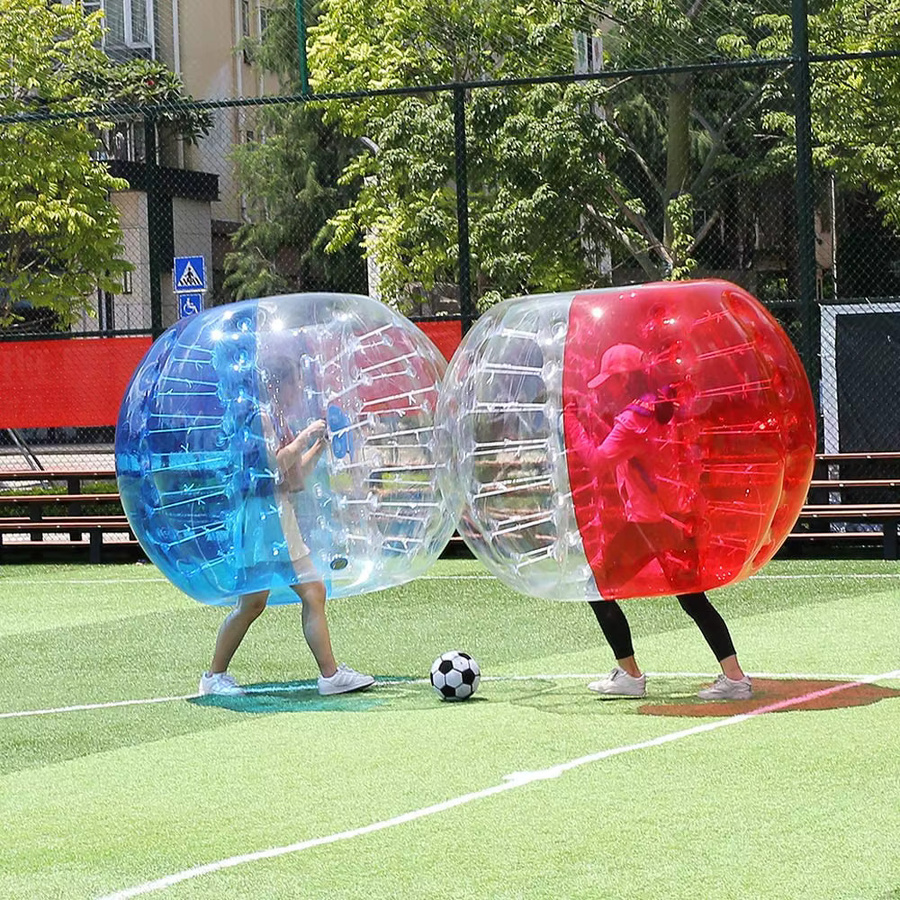 HIBADOU Aufblasbarer Blasen-Fußball-Zorb-Ball, Stoßstangenball - Bild 2