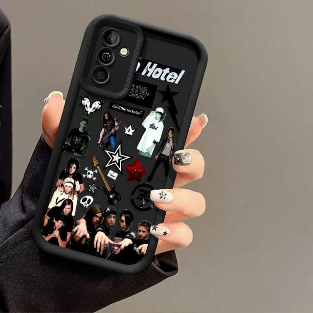 Handyhülle T-Tokio Hotel Tom Kaulitz für Samsung Galaxy A14 5G in Schwarz - Bild 1