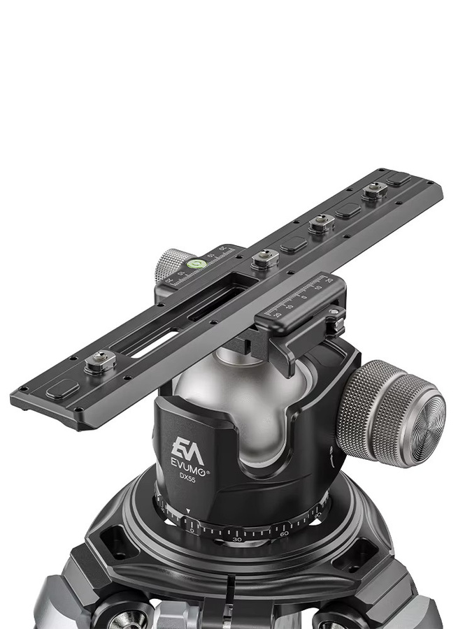 EVUMO Mlok Arca-Schiene Arca-Schwalbenschwanz-Schiene Stativhalterung in Schwarz für Arca Swiss Stativ-Kugelkopf und Schnellwechselplatte - Bild 6