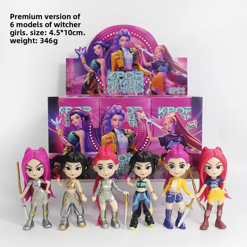 Bandai Demon Hunters Rumi Mira Zoey, Actionfigur, Einzelfigur, 10 cm - Bild 4