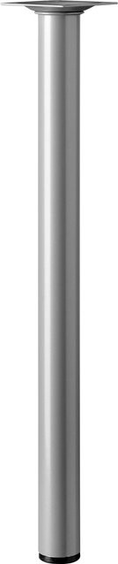 Hettich Tischbein in Aluminium-Optik matt, Durchmesser: 3 cm, Höhe: 40 cm - Bild 1