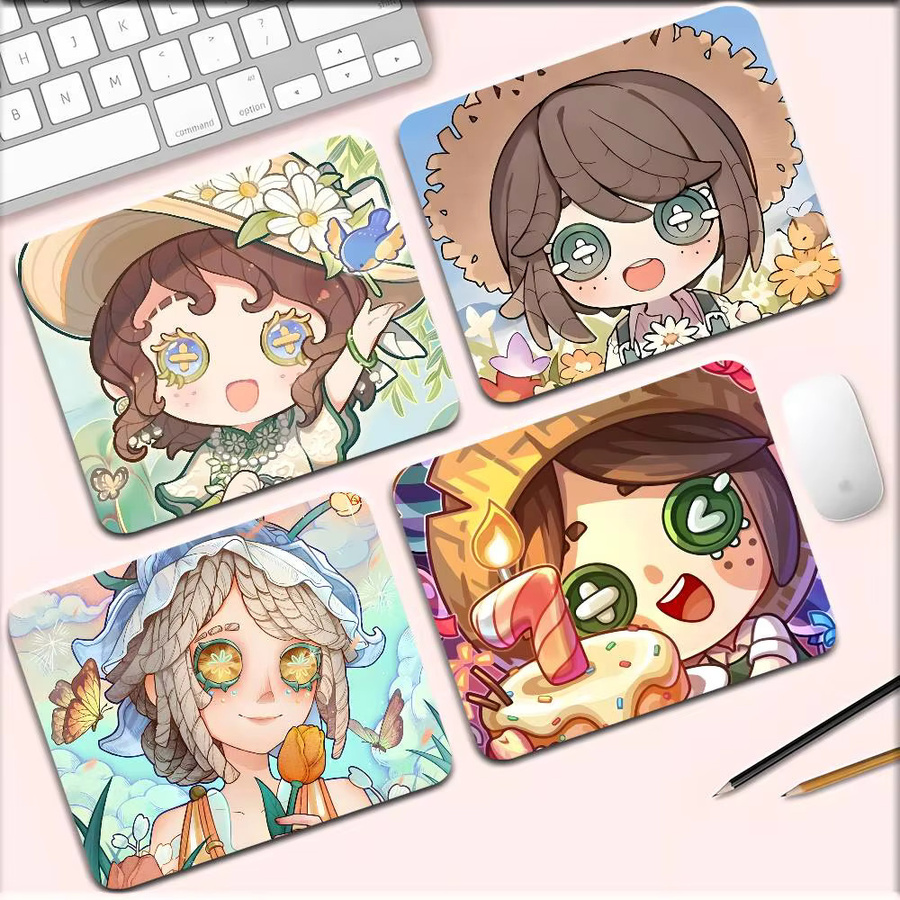 Moetch Mousepad mit Emma Woods Design aus Identity V, rutschfestes Schreibtischpad für Tastatur und Laptop, Mehrfarbig - Bild 2
