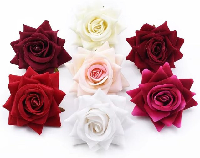 ZQCY Künstliche Seidenrosen in Multicolour für Hochzeiten, Garten und Tischdekoration - Bild 1