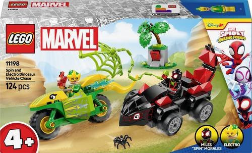 LEGO Marvel Spidey und seine Super-Freunde Actionspaß mit Spin und Electro in ihren Dino-Flitzern Konstruktionsspielzeug - Bild 1