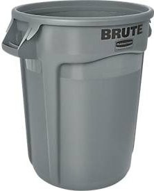 Rubbermaid Wertstoffsammler Brute, rund, grau, 121 l - Bild 1