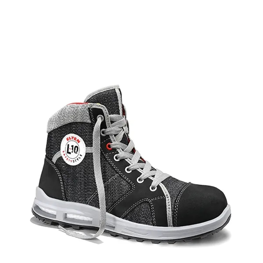Elten Sicherheitsstiefel Sensation Xxt Mid Esd S2 in Schwarz-Grau Größe 45 - Bild 2