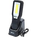 KS Tools Mobile Werkstatt-Handlampe mit LED, 550 Lumen, dimmbar, magnetisch und wiederaufladbar, Schwarz - Bild 2