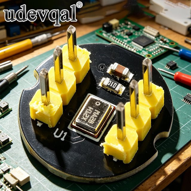 INMP441 Mikrofonmodul MEMS I2S-Schnittstelle Hochpräziser Energiesparender Sensor in Schwarz für ESP32 und Audioprojekte - Bild 1