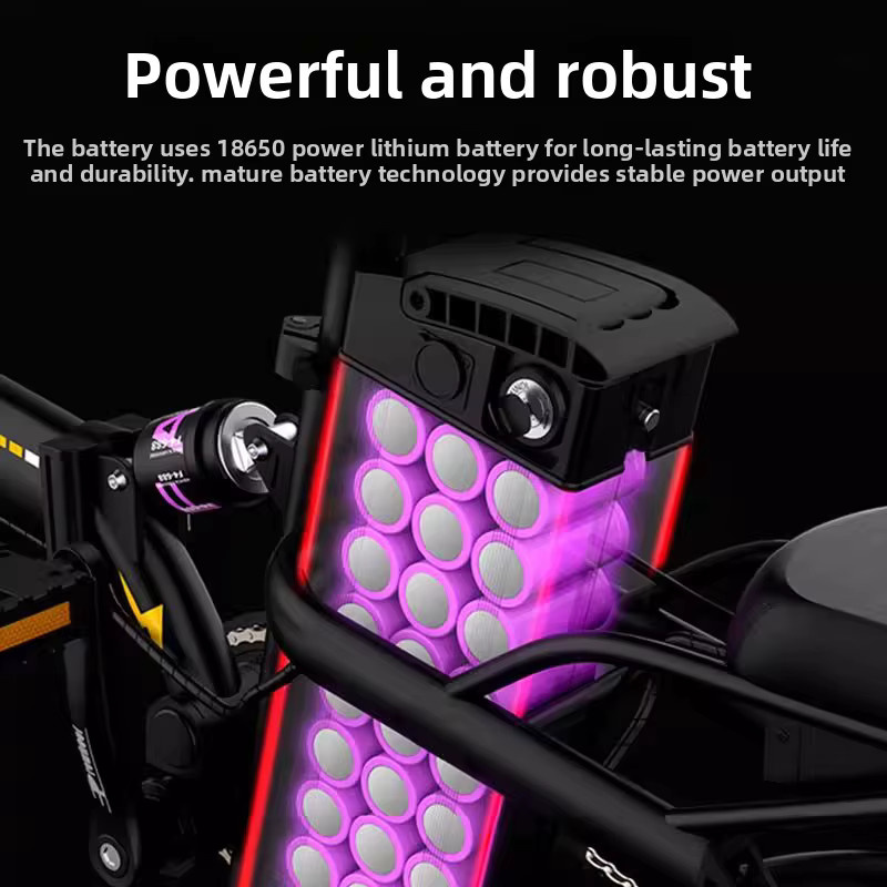 SUYIJIA Silverfish E-Bike Akku mit 18650-Zellen in Schwarz für 48V und 52V (20Ah, 17Ah oder 30Ah) für 500-2000W Leistung - Bild 4