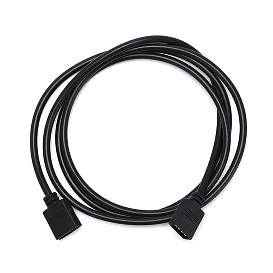4Pin RGB Verlängerungskabel Schwarz für 2835 und 5050 LED Streifen DC 12V Männlich Weiblich - Bild 2
