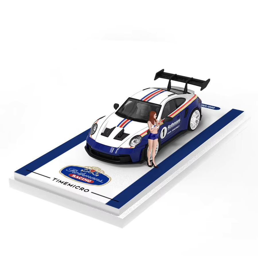 TimeMicro&ModernArt 992 GT3 RS, Automodell, 1:64, Blau - Bild 2